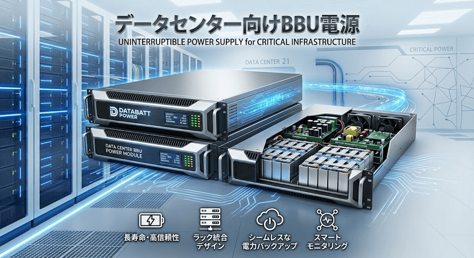 図. データセンター向けBBU電源の製品画像
