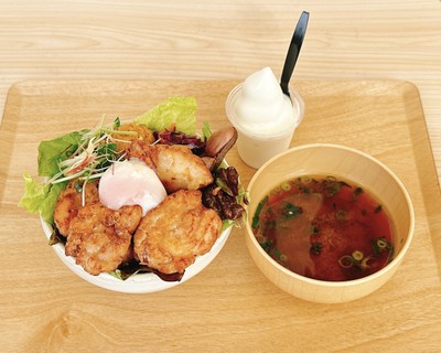 頑張っぺ!千葉!応援 塩麹からあげ丼