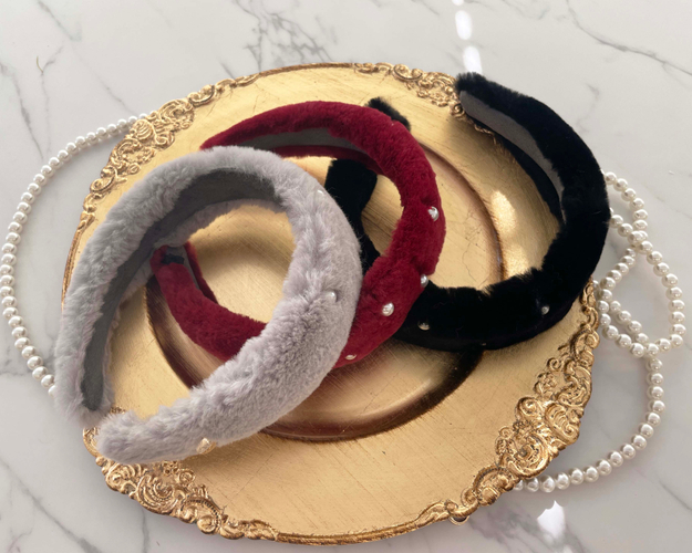 レッキスファー　パールカチューシャ