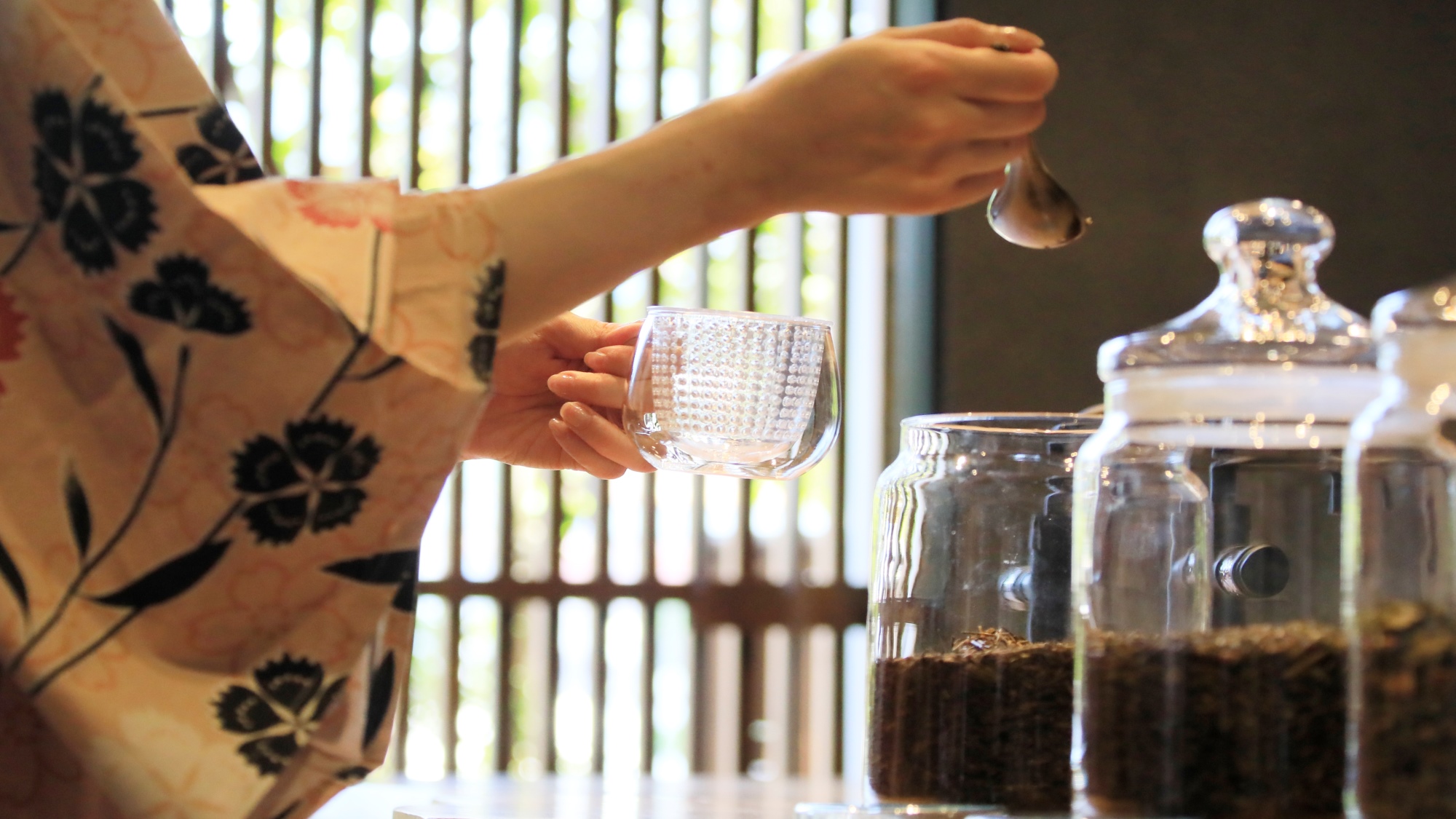 ウェルカムお茶バー　※イメージ