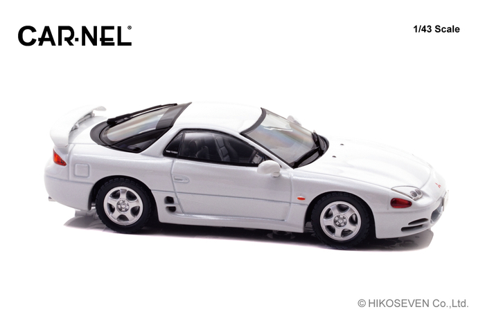 CARNEL 1/43 三菱 GTO Twin Turbo (Z16A) 1993 Galaxy White：右横