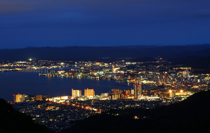 （③びわ湖夜景写真）