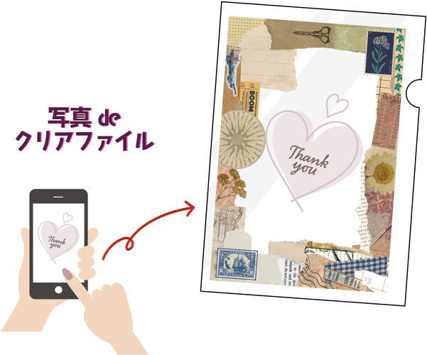 ワークショップ(写真deクリアファイル)