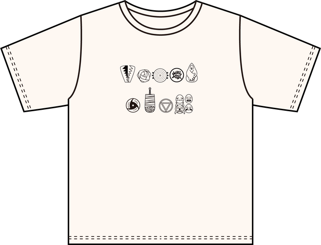 ▲SHINOBIZATO＋　「暁」アイコンTシャツ