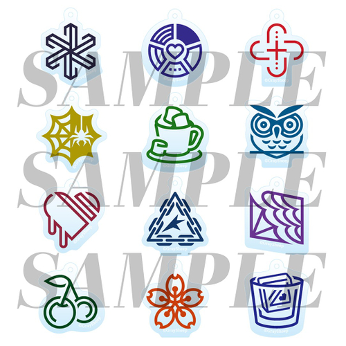 【AGF限定】トレーディングめじるしチャーム イベント価格：&yen;500（税込） 種類：全12種 サイズ：35mm&times;35mm程度