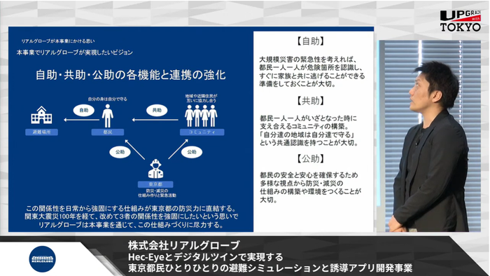 ※YouTube:東京都産業労働局チャンネルより_本事業でリアルグローブが実現したいビジョン