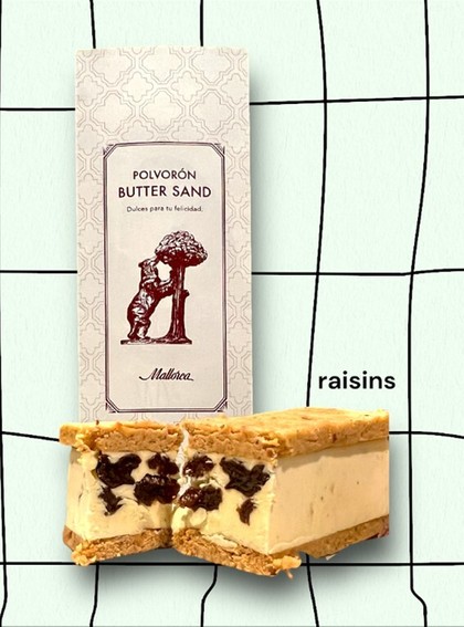ポルボロンバターサンド オーガニックラムレーズン