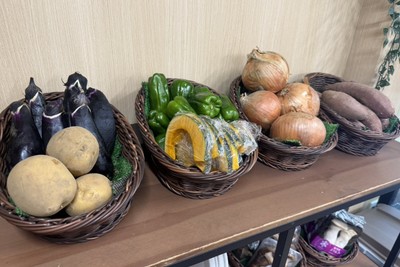 野菜マルシェの一例(※季節や時期により内容は変わります。)