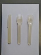 植物、天然バイオマス由来生分解性樹脂製カトラリー