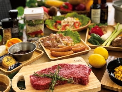 【豪華手ぶらBBQ】地元ブランド「霧降高原牛」や「日光HIMITSU豚」を堪能。準備・片付け不要で、手軽に極上の食事体験。