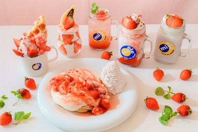▲「ミエレ ザ ダイナー」旬の淡路島産いちごを使用したスイーツ