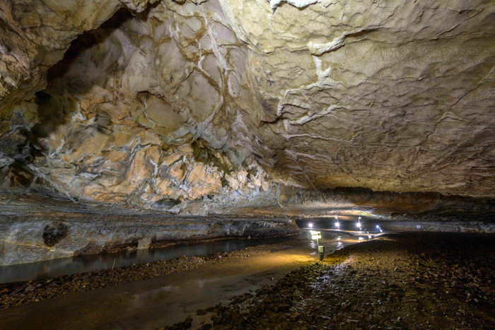 大庭景清が潜んでいたといわれる洞窟