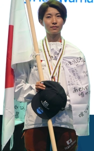 武藤唯選手、世界伐木チャンピオンシップで個人総合金メダル獲得!