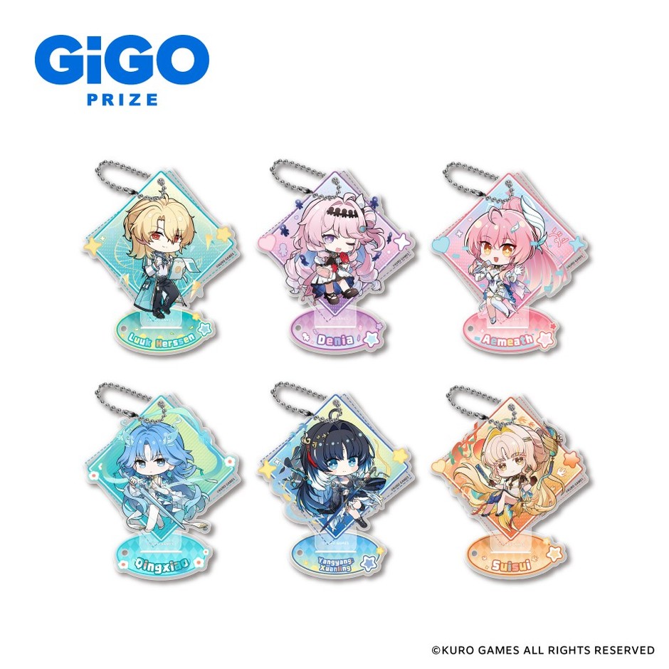 ▲鳴潮×GiGOデフォルメアクリルスタンド(全6種)
