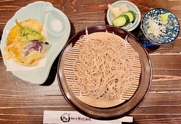 お蕎麦の昼食-日本文化体験プラン