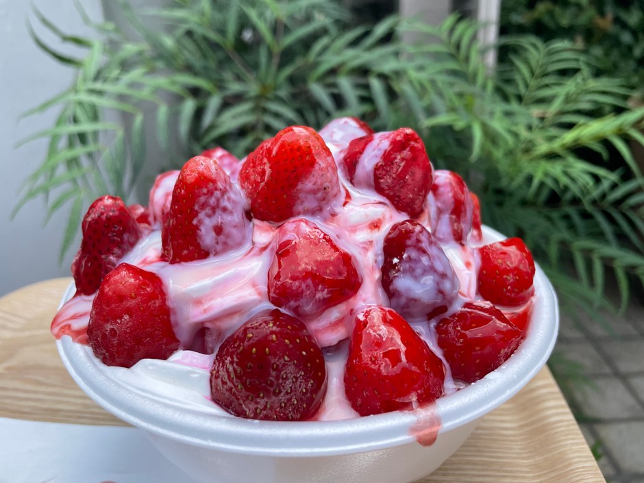 スペシャル苺かき氷 1,900円