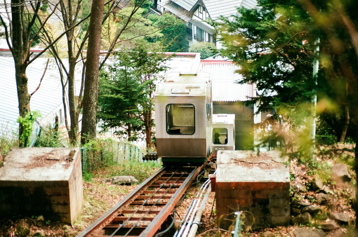 登山電車で行くサウナ