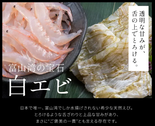 白エビ昆布〆