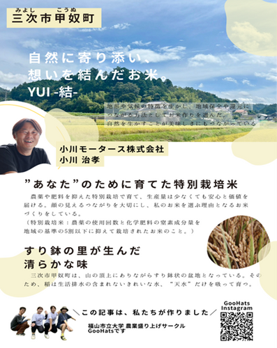 推し農家紹介POP