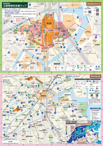 周辺拡大図(上)・周辺図(下)イメージ