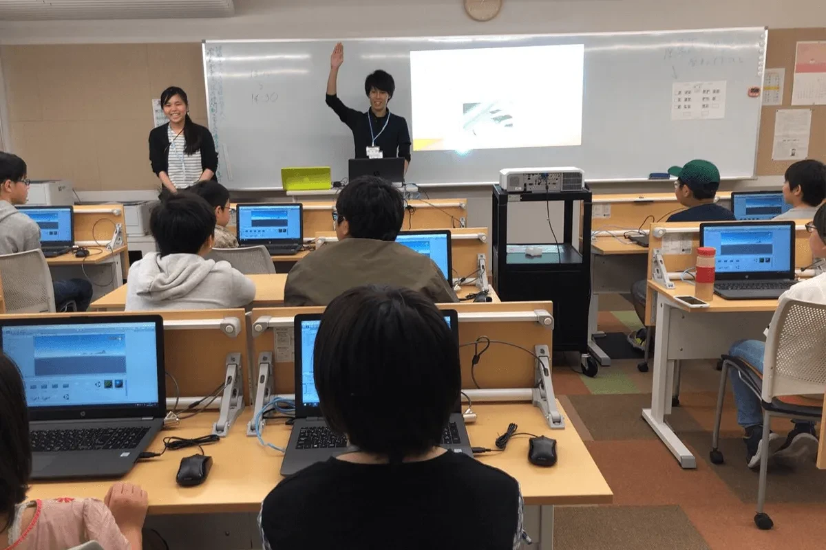 出張授業の様子