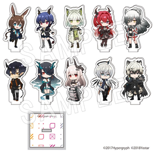 アークナイツ展「記憶回廊」トレーディング　ミニアクリルスタンド 880&ensp;円&ensp;(税込)