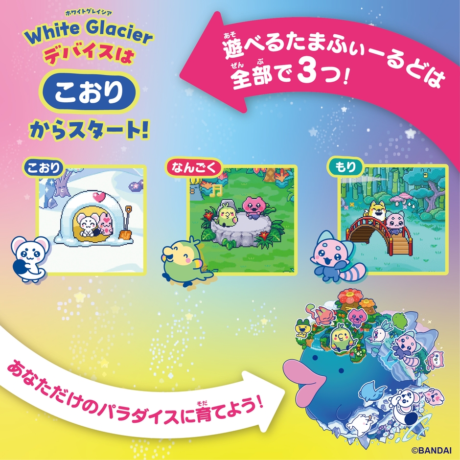 Tamagotchi Paradise - White Glacier　フィールド