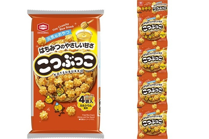 『左：100g こつぶっこ/ 右：60g こつぶっこ4連』