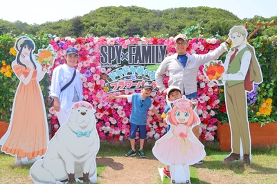 ▲家族で一緒にニジゲンノモリへお出かけ!