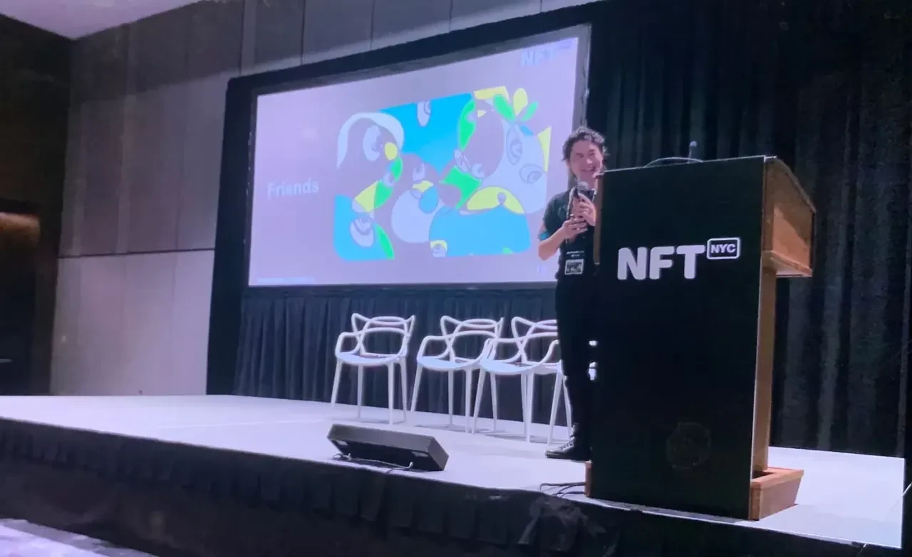ニューヨークのNFTイベントでのスピーチ