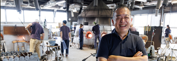 菅原工芸硝子　菅原裕輔氏