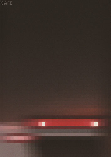 金賞受賞作品：「赤い光」(1)芸術学部デザイン学科3年八十島一菜