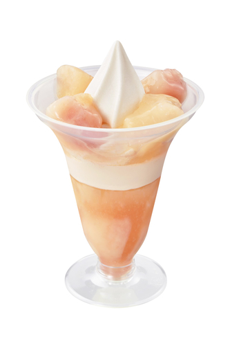 【完熟白桃パフェ】イメージ画像