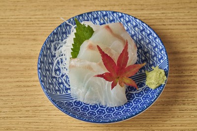 紅葉鯛のお刺身