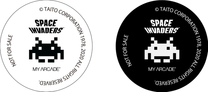 缶バッジ2個セット(インベーダー)