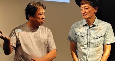 監督・主演 大東賢と俳優・奈良市観光大使 徳丸新作