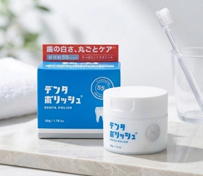 【おうちホワイトニングの壁を破る】
限界値に挑んだ55％のポリッシュホワイトニング成分(※1)配合。株式会社フレージュ、『薬用 デンタポリッシュ』を9月1日より新発売
