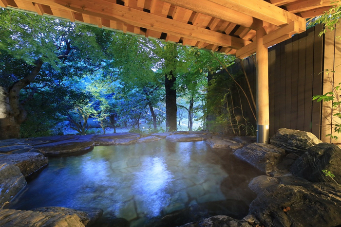 古湯温泉の特徴「ぬる湯」を愉しむ＜露天風呂＞