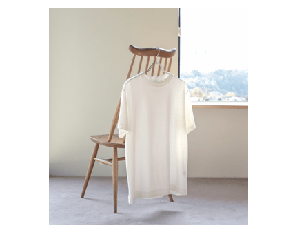 シンプルで上品な透けにくいTシャツ(ユニセックスサイズ)