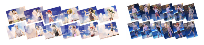 購入特典 特製ブロマイド(左：渋谷限定・右：梅田限定 各12種)