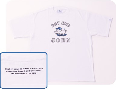 DOT AND JOHN 　Tシャツ白	&yen;7,700-（税込）