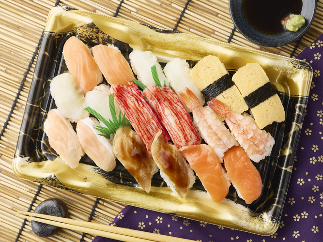 得々にぎり寿司　１２貫（＋６貫）　イメージ画像