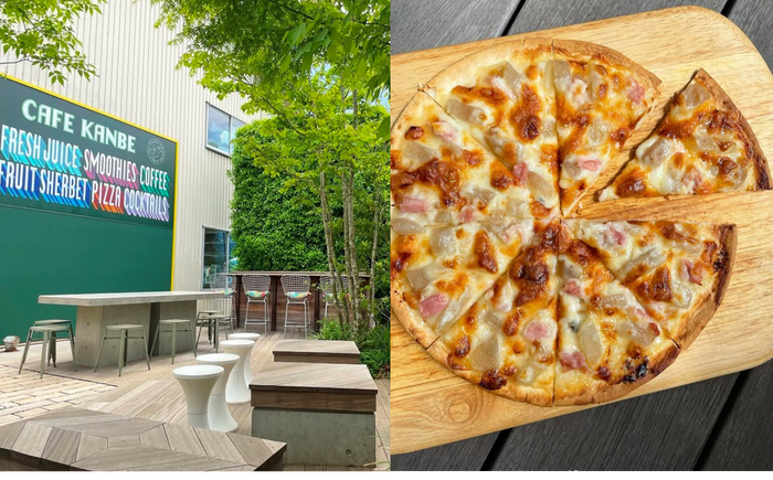CAFE KANBE／和梨のピッツァ