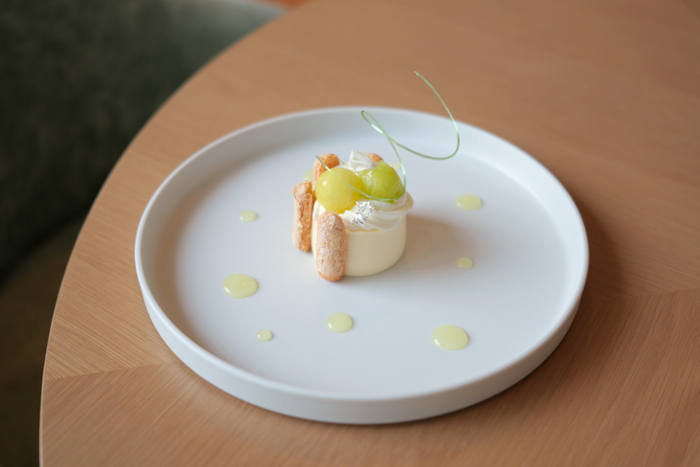 「L'Orangerie 光庵／ザ・キタノホテル東京」の「Charlotte au melon」