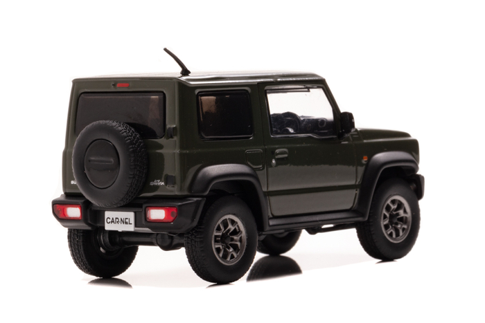 1/43 スズキ ジムニー シエラ JC (JB74W) 2018 Jungle Green／オプショングリル：後
