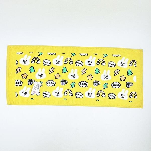 バニーコンビニのフェイスタオル