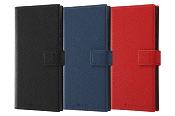 耐衝撃 手帳型レザーケース TETRA