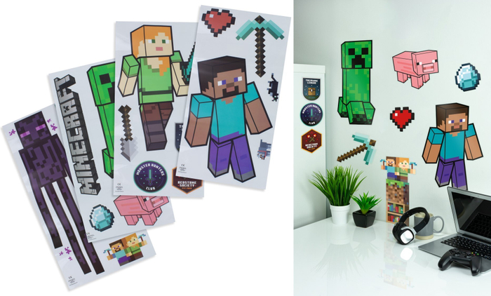 ウォールステッカー(23cm&times;44cm)　※全4種の中からいずれか1つ