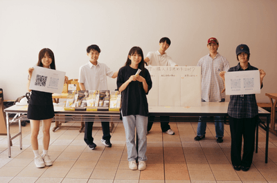近畿大学東大阪キャンパス（21号館）にて開催したPOPUPイベントのデモンストレーションの様子