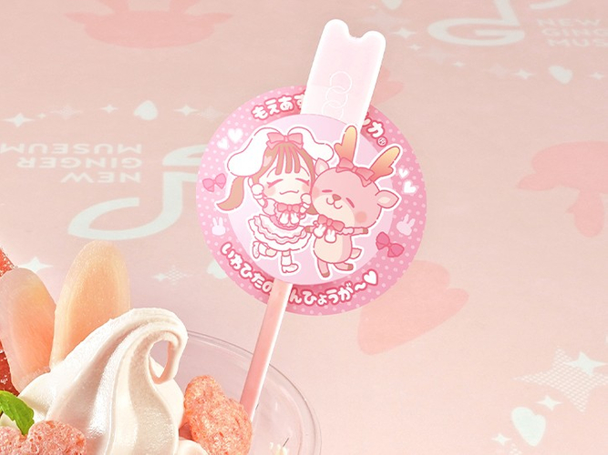 もえあず&times;イワシカ 箸＆スプーンマーカー